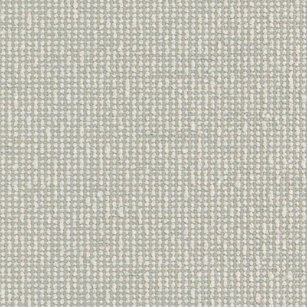 Close-up of neutral beige 100% polyester upholstery fabric showing a tight woven texture with small looped yarns, ideal for indoor sofas and heavy-duty use.