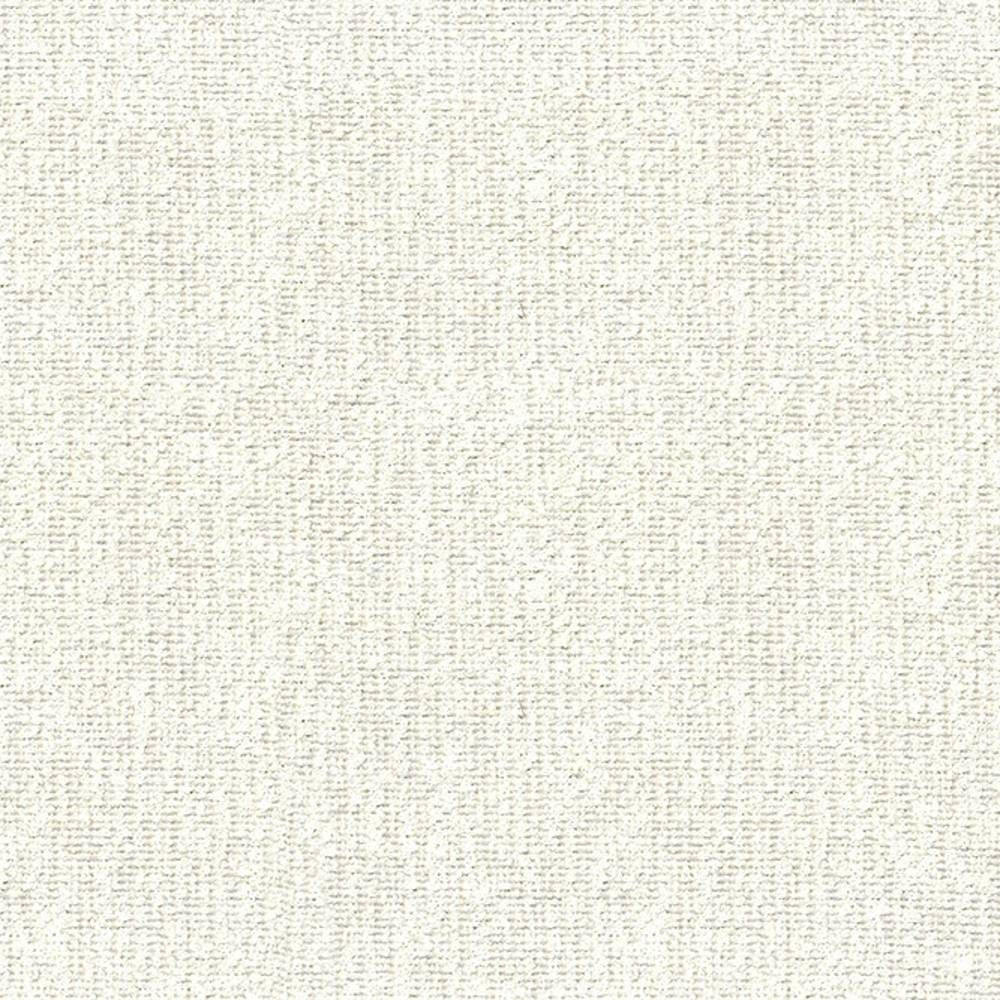 Close-up of cream woven upholstery fabric with a subtle textured weave, 100% polyester, ideal for contemporary sofas and neutral interior settings.