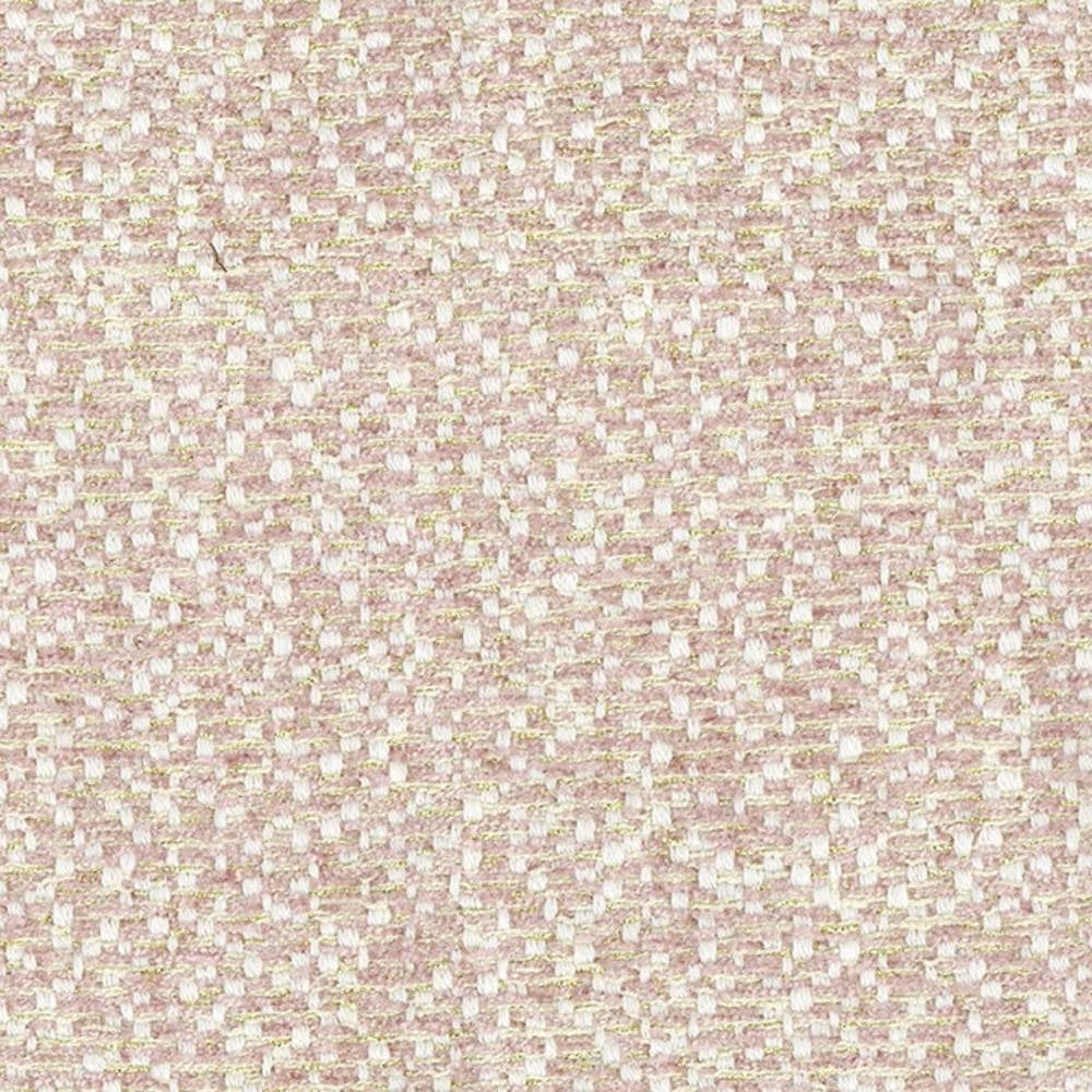 Close-up of a beige-blush woven upholstery fabric showing a textured basketweave with cream highlights; 70% polyester, 5% linen, 25% viscose, suitable for sofa upholstery.