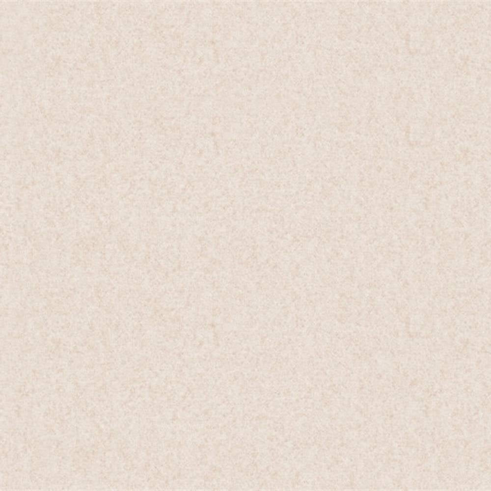 Light beige speckled 100% polyester upholstery fabric swatch showing a fine, soft texture suitable for sofas and office seating.