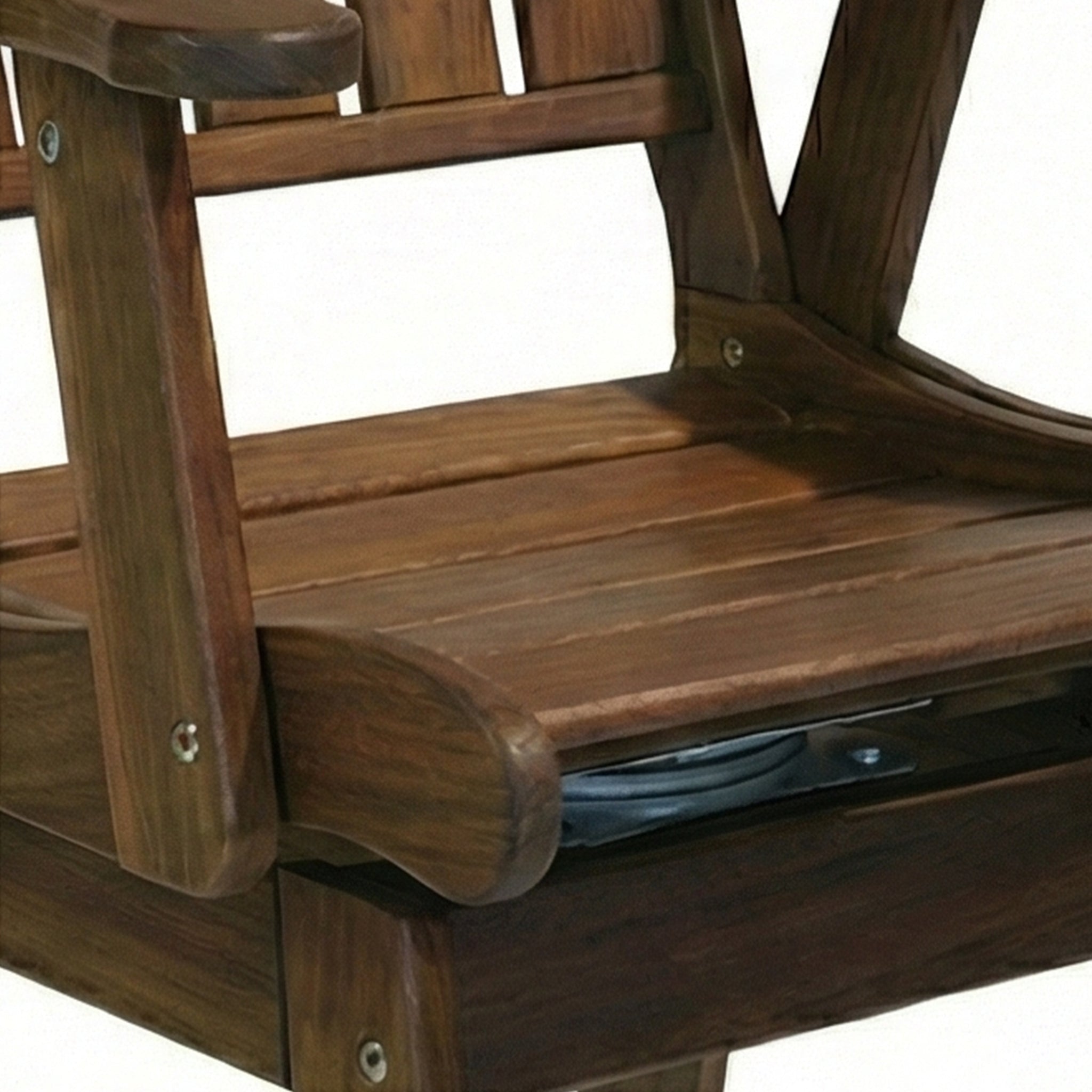 Gilles Teak Outdoor Bar Stool