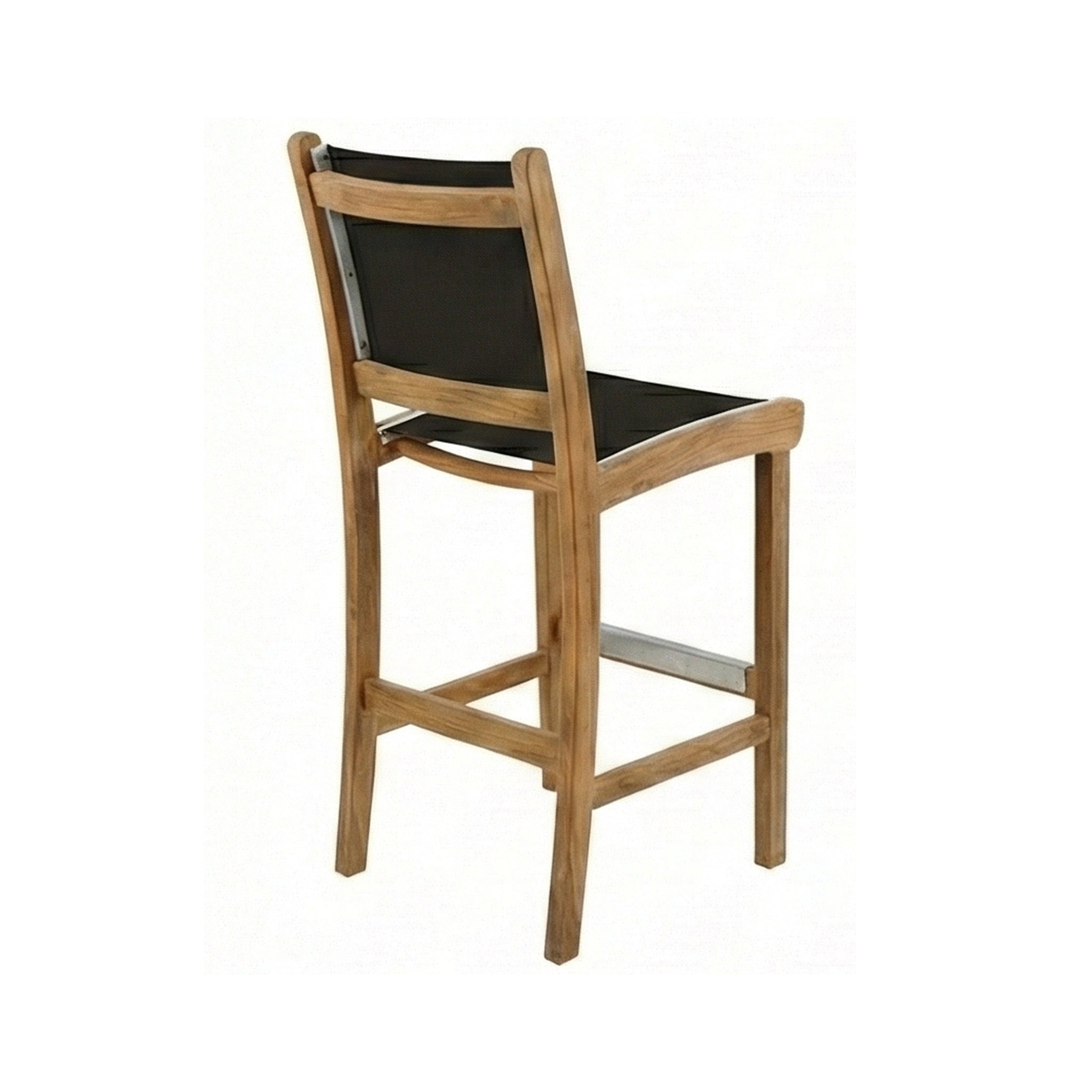 Jacques Armless Teak Outdoor Bar Stool