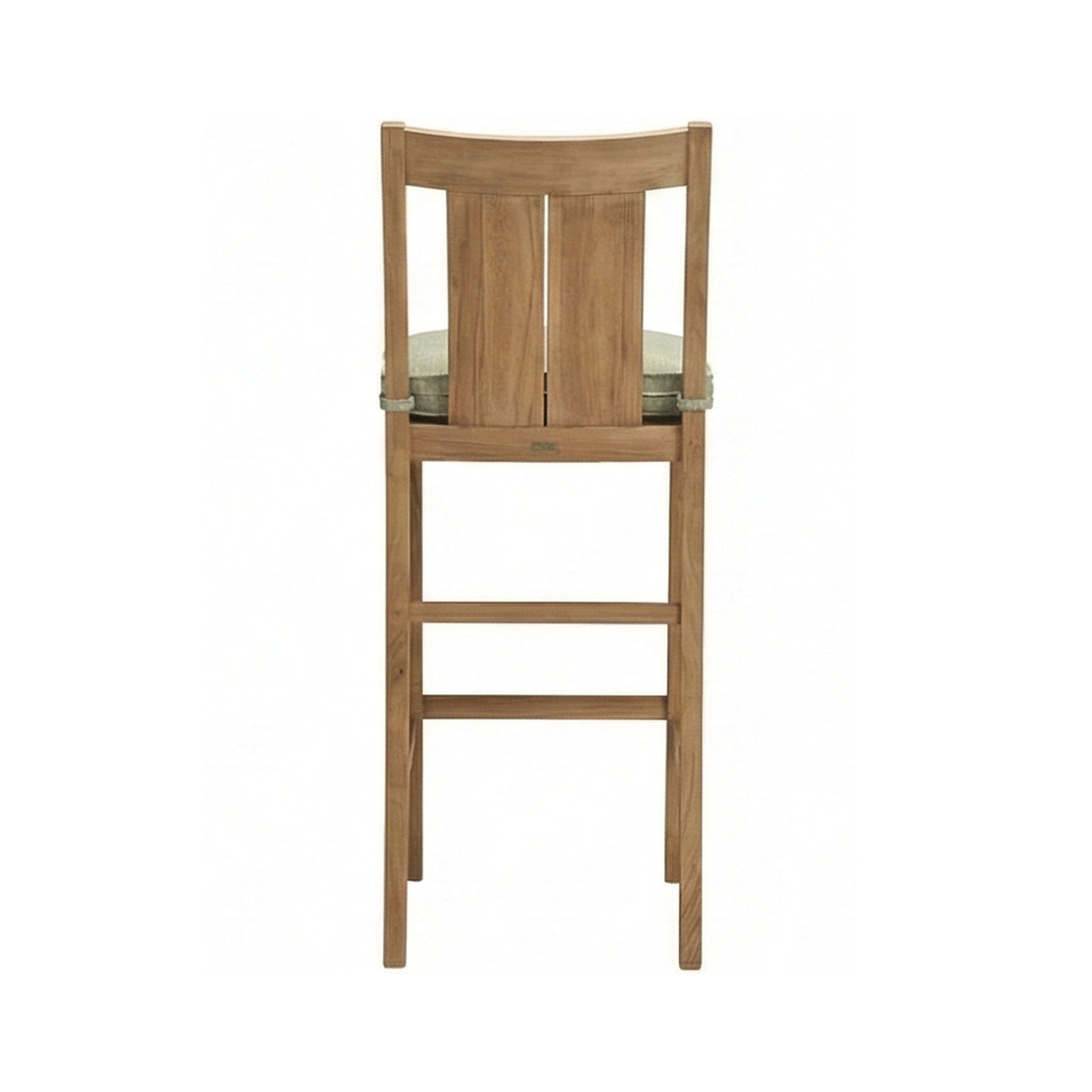 Leopold Armless Teak Outdoor Bar Stool