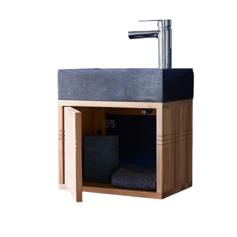 Sophia Solid Teak 15" Single Bathroom Vanity