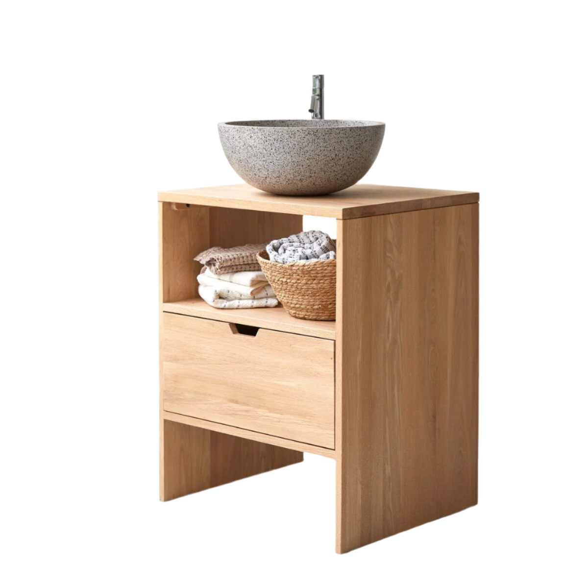 Sophia Solid Teak 24" Single Bathroom Vanity