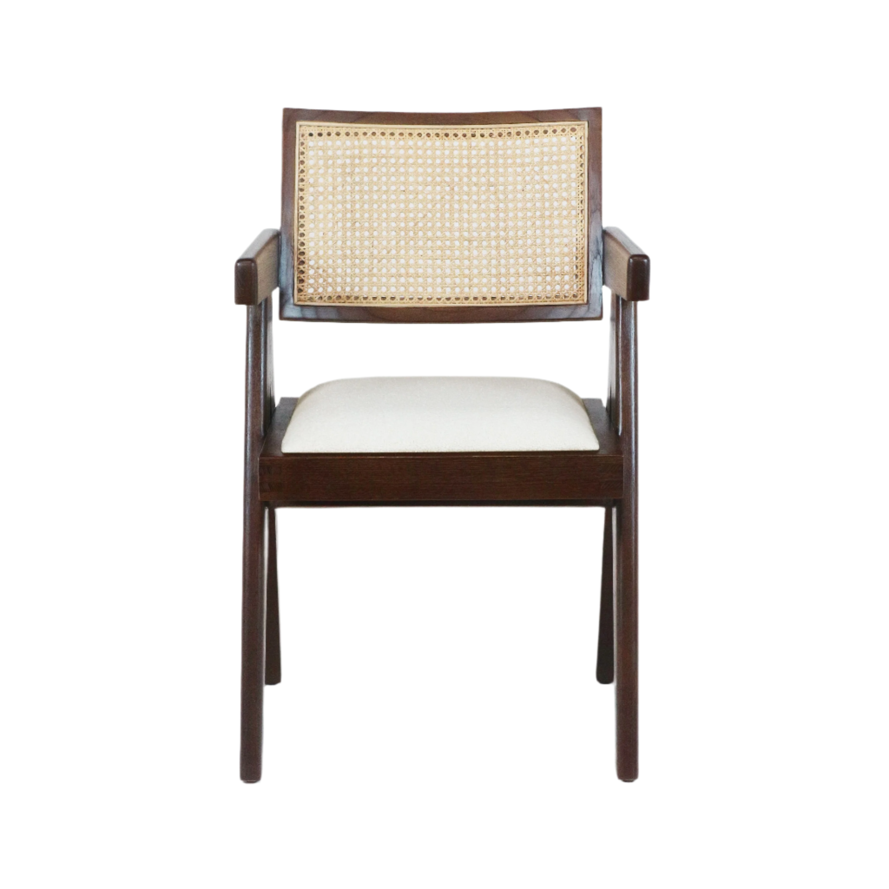 Upholstered Jeanneret Dining or Office Chair - NUEMA