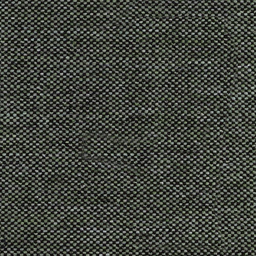 Close-up of beige woven upholstery fabric displaying a tight two-tone basket-weave texture with subtle speckling; 5% wool, 10% linen, 36% acrylic and 49% triacetate blend for modern sofa upholstery.