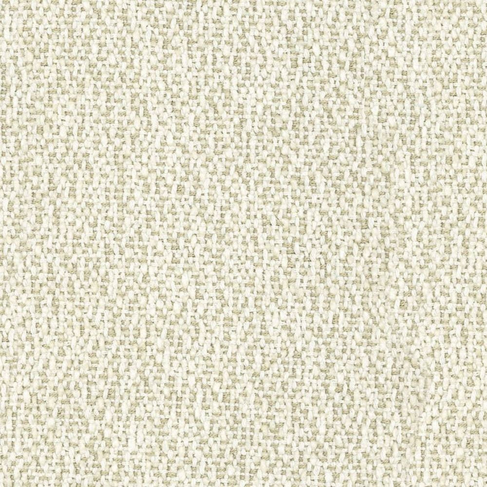 Close-up of light beige woven upholstery fabric showing a textured basketweave; 35% viscose and 65% polyester, ideal for durable sofa upholstery.