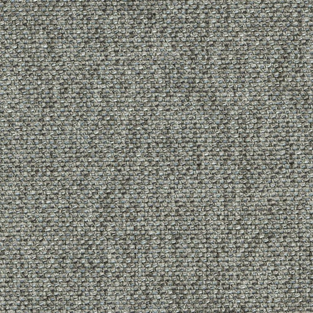 Close-up of beige woven upholstery fabric in a neutral greige tone showing a tight basketweave texture; 6% linen, 35% rayon, 20% acrylic and 39% polyester blend suitable for sofas.