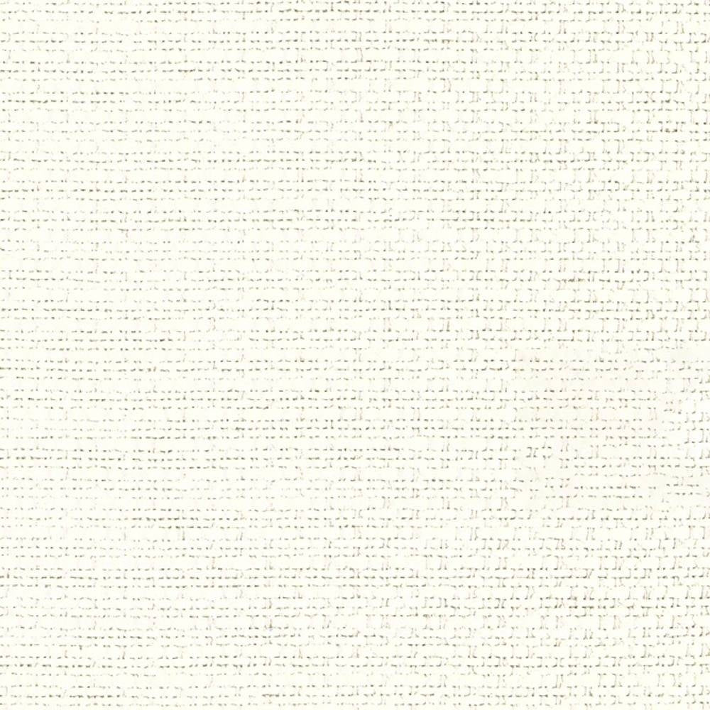 Close-up of cream off-white rayon (78%)/polyester (22%) upholstery fabric showing a subtle woven grid texture, ideal for contemporary and modern sofas.