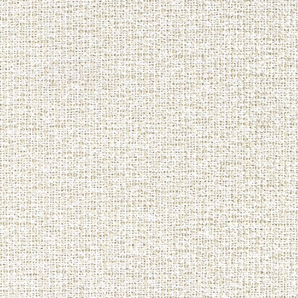 Close-up of beige-cream woven upholstery fabric swatch showing a subtle linen-like crosshatch texture; soft neutral tone ideal for contemporary sofas, 73% rayon and 27% triacetate.