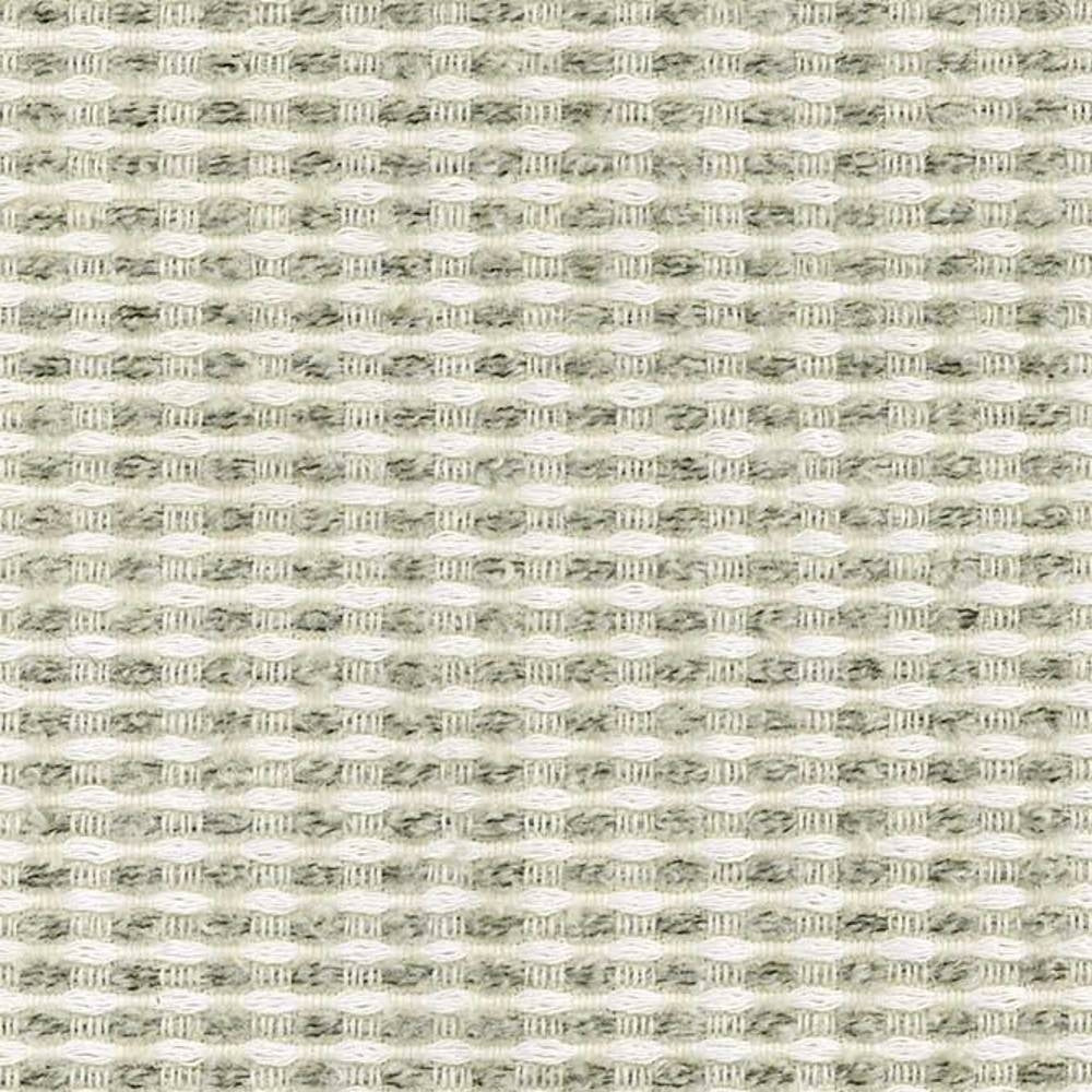 Close-up of a cream-beige geometric woven upholstery fabric with small waffle-like texture and subtle grey flecks; 12% wool, 25% acrylic, 63% triacetate yarns for durable contemporary sofa use.