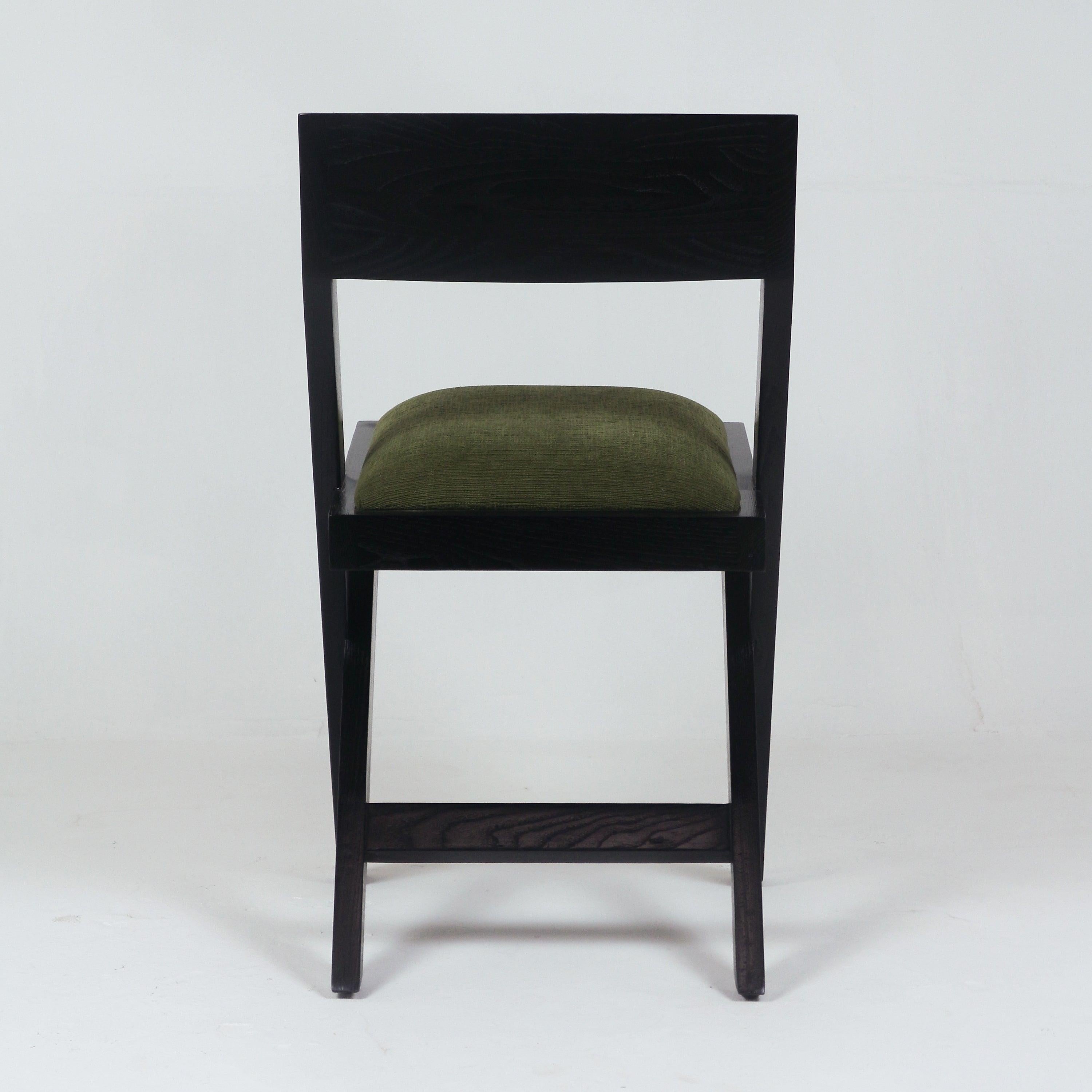 Cane and Solid Ash Jeanneret Inspired Dining Chair - NUEMA