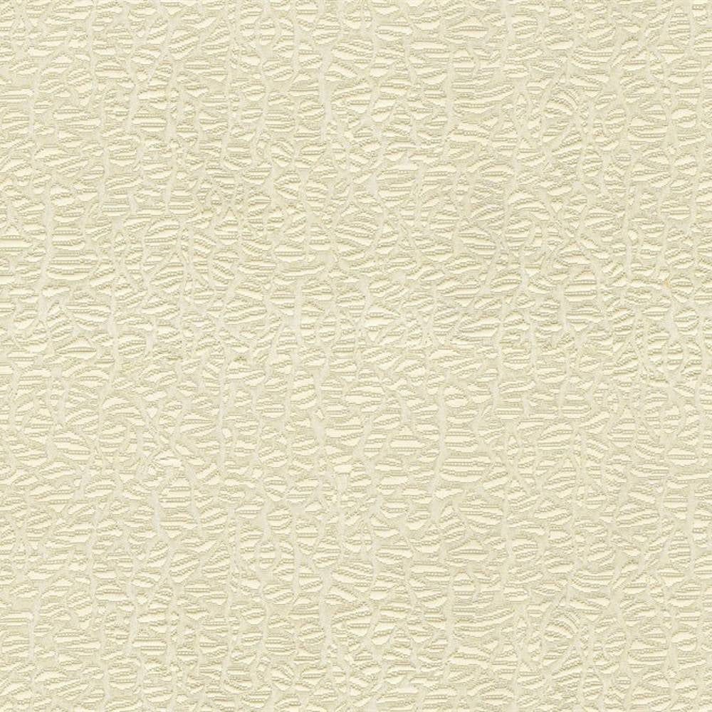 Close-up of cream-beige upholstery fabric (50% cotton, 50% polyester) showing a subtle raised looped texture and tone-on-tone pattern, suitable for sofas and indoor upholstery.
