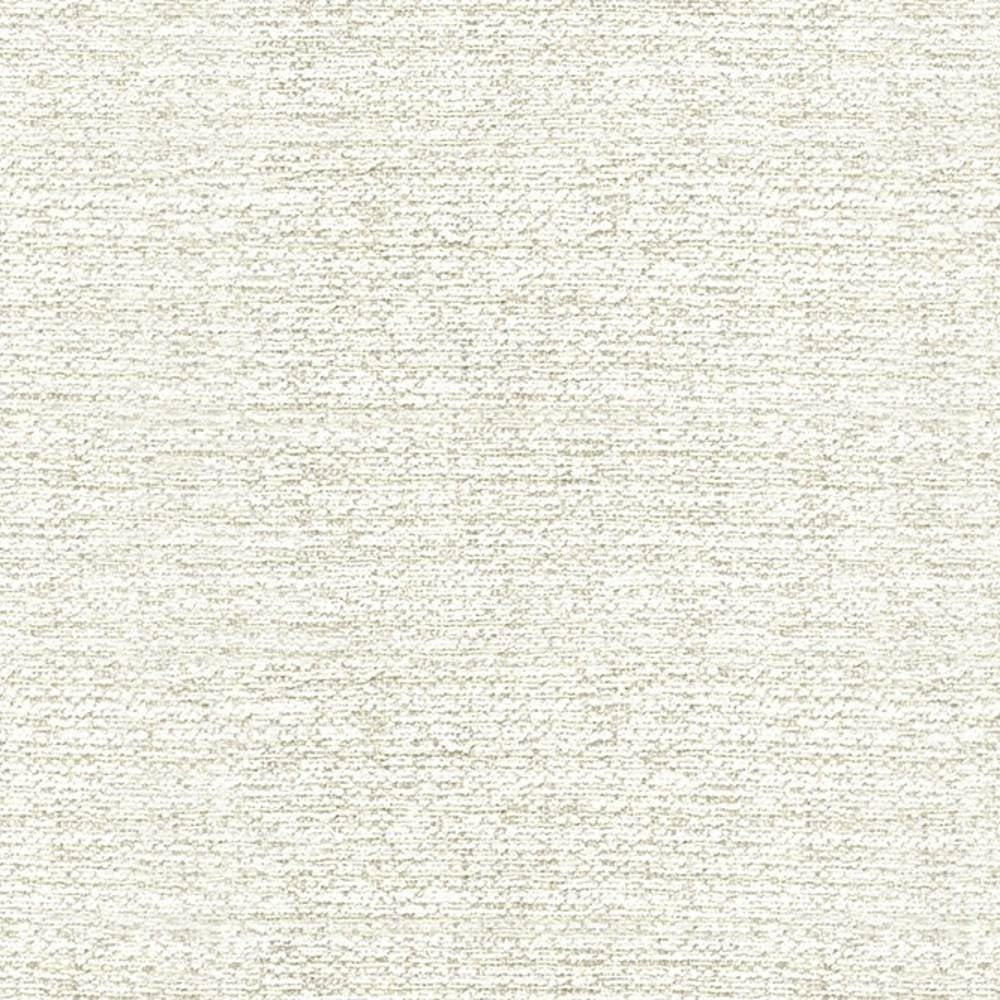 Close-up of cream performance upholstery fabric in 100% polyester, showing a subtle horizontal textured weave and neutral contemporary tone ideal for sofas and office seating.