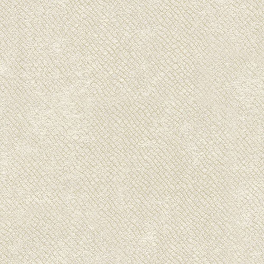 Neutral cream woven curtain fabric swatch showing a subtle diamond-lattice texture with soft raised nap; 70% polyester, 30% cotton, contemporary indoor upholstery fabric.