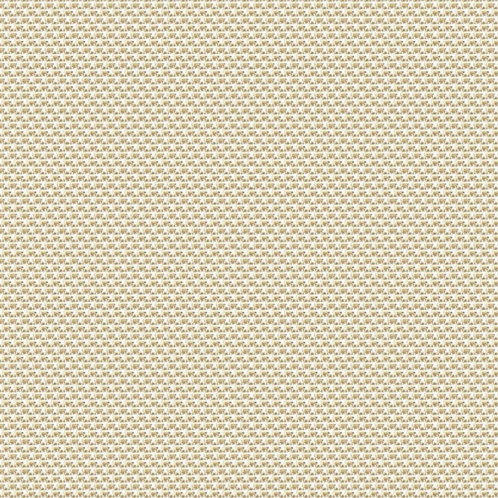 Close-up swatch of beige-cream woven 100% polyester upholstery fabric showing a tight basketweave texture and durable heavy-duty construction, ideal for contemporary sofas and office seating.