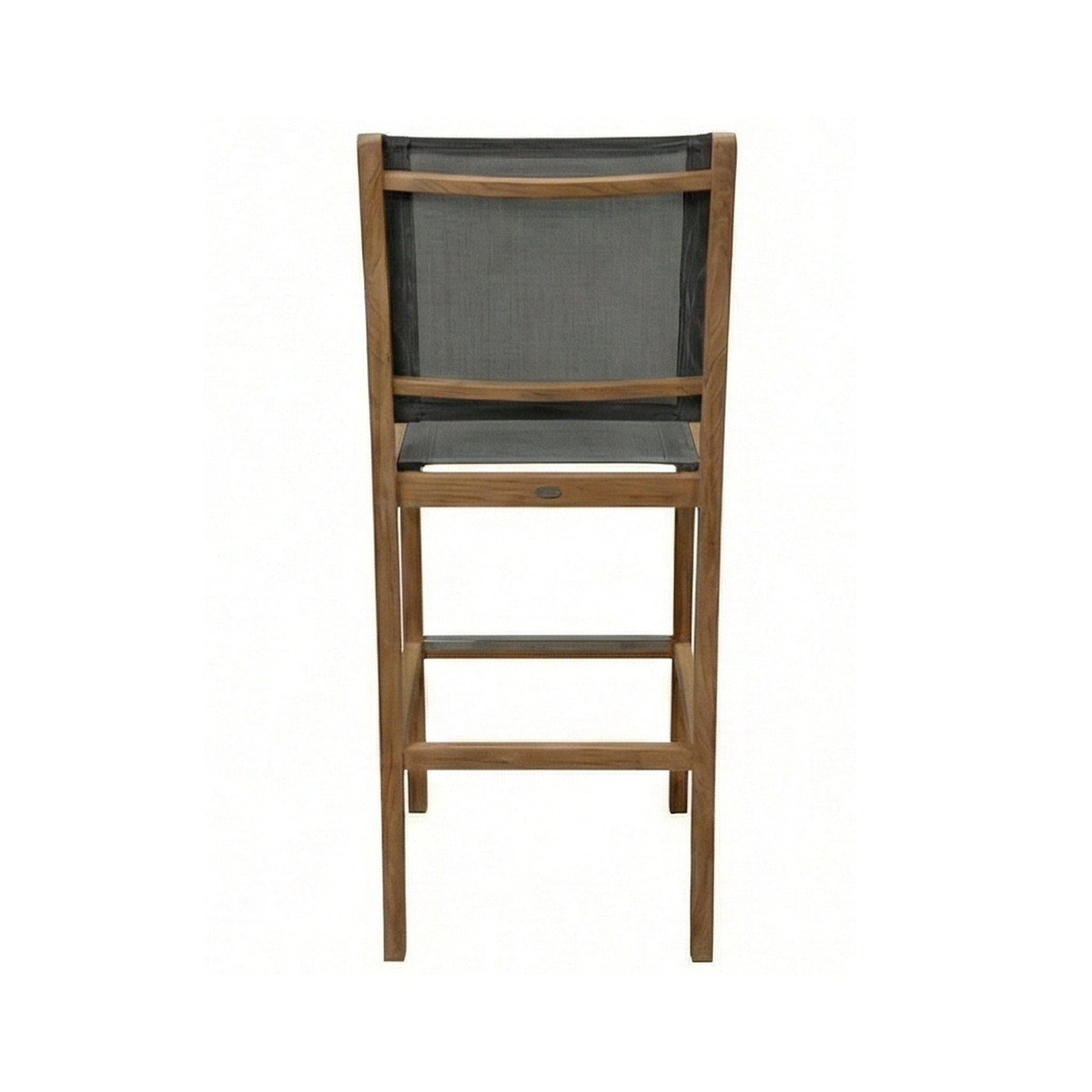 Morgan Armless Teak Outdoor Bar Stool