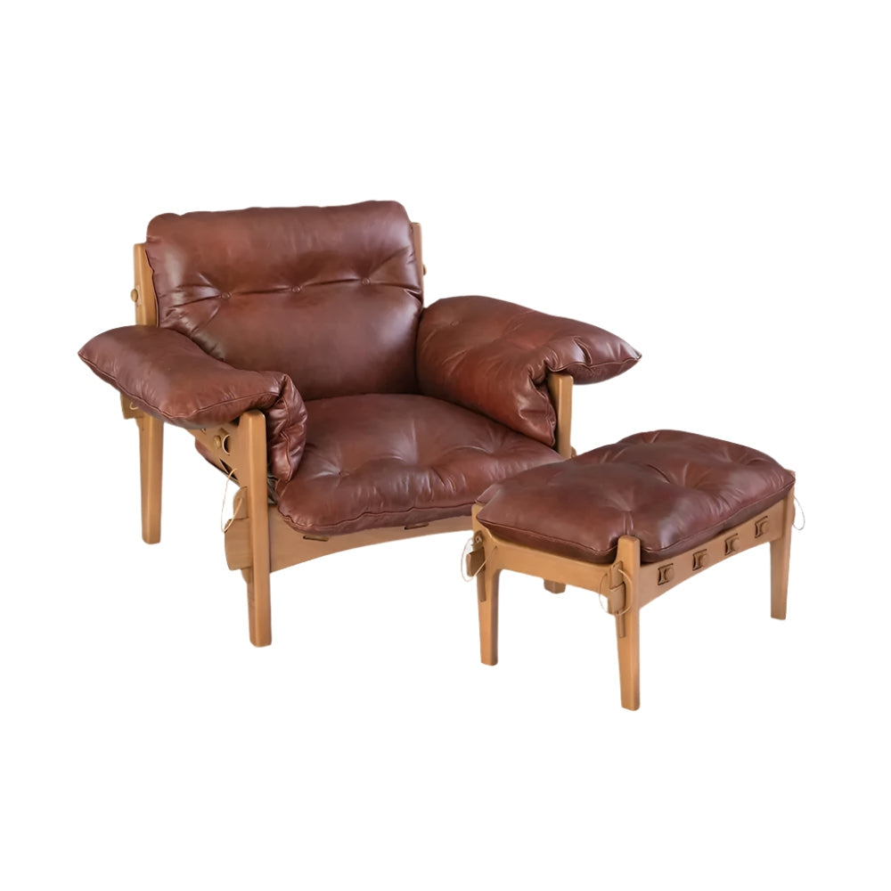 Sergio Leather Lounge Chair