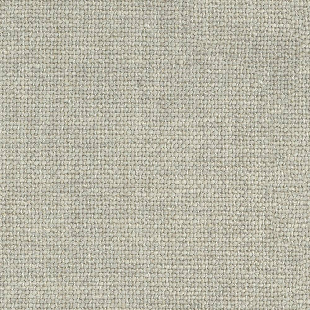 Close-up of a light neutral beige woven upholstery fabric swatch showing a textured looped weave; blend of wool, linen, acrylic and polyester suitable for contemporary sofas and office seating.