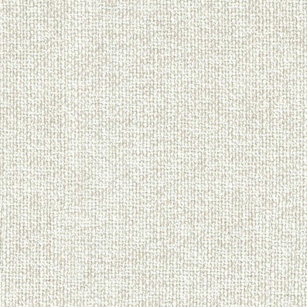 Close-up of cream-beige woven upholstery fabric showing a subtle looped texture, a durable heavy-duty blend of cotton, rayon, acrylic, linen and triacetate ideal for contemporary sofas.