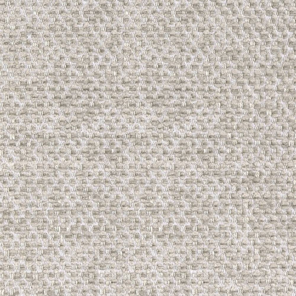 Close-up of cream neutral woven upholstery fabric with a small basketweave texture; contract-grade blend of 8% linen, 9% rayon and 83% polyester, suitable for contemporary sofas and office seating.