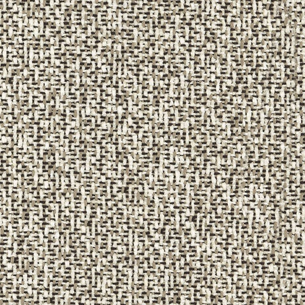 Close-up of beige and cream woven upholstery fabric showing a tight textured weave; 35% viscose, 65% polyester, suitable for indoor sofas.