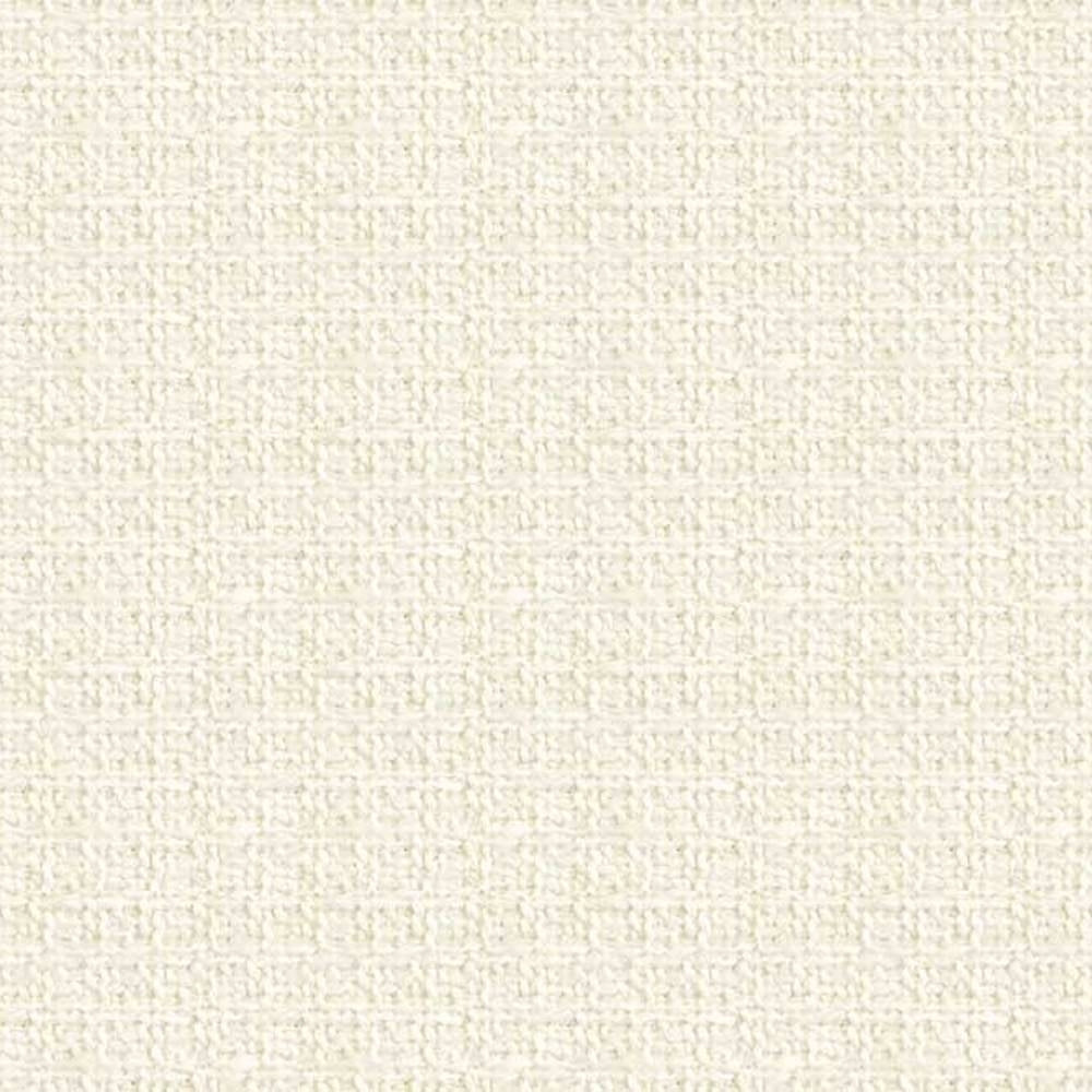 Close-up of cream tweed woven upholstery fabric showing a subtle checked texture; durable blend of 10% wool, 45% acrylic, 5% linen and 40% polyester, designed for sofa upholstery.