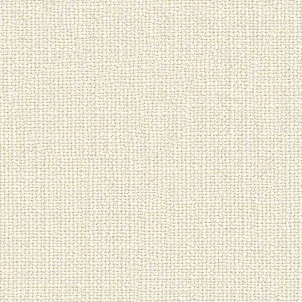 Close-up of cream woven upholstery fabric for sofas, showing a tight textured weave in a neutral shade; 15% wool, 70% acrylic, 15% polyester blend.